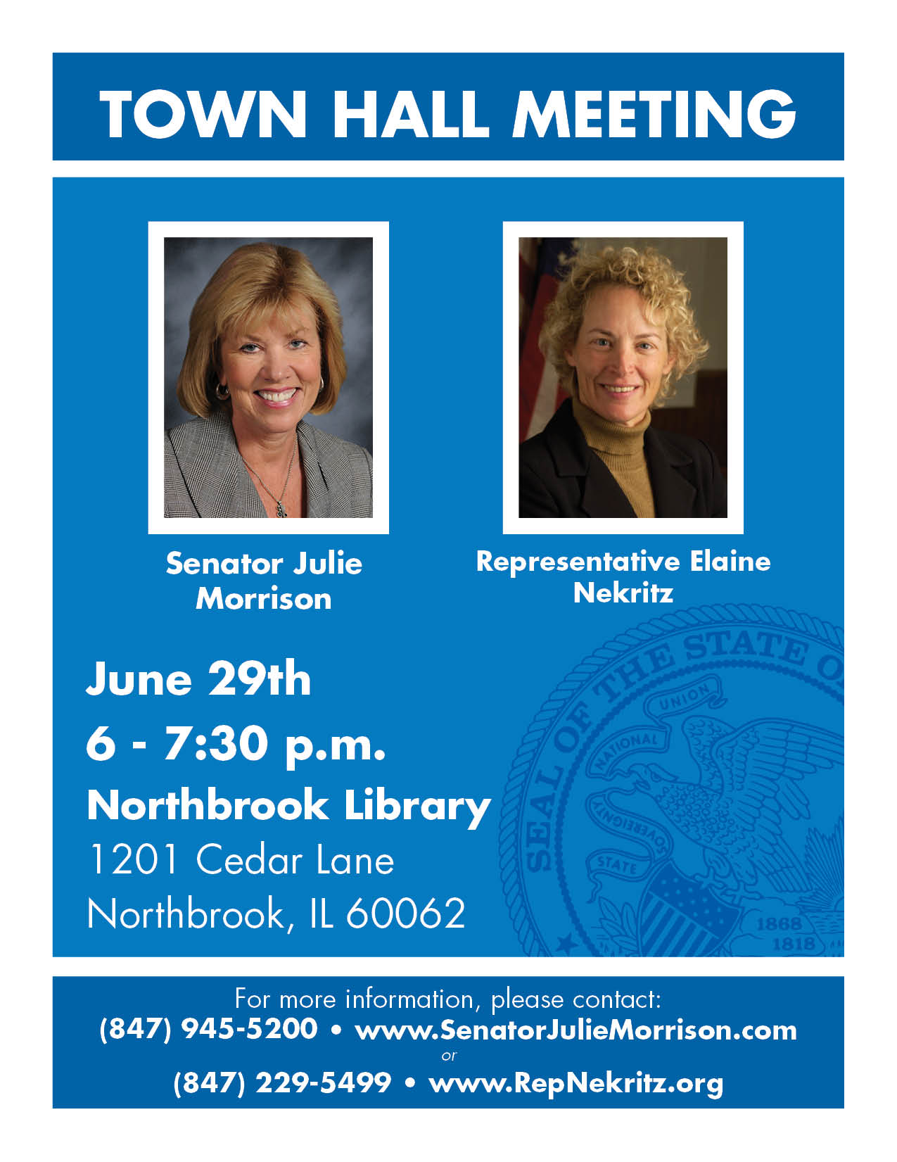 Morrison townhall Northbrook