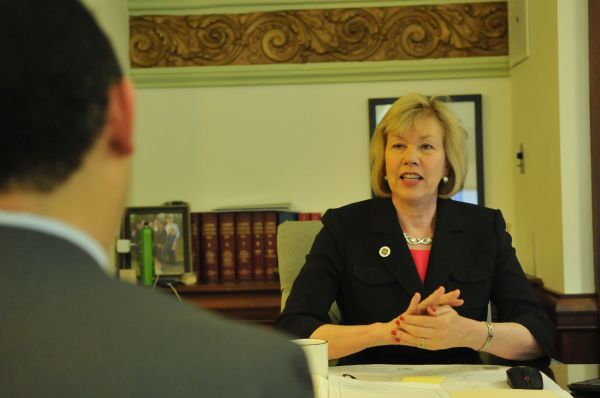 Morrison in a meeting