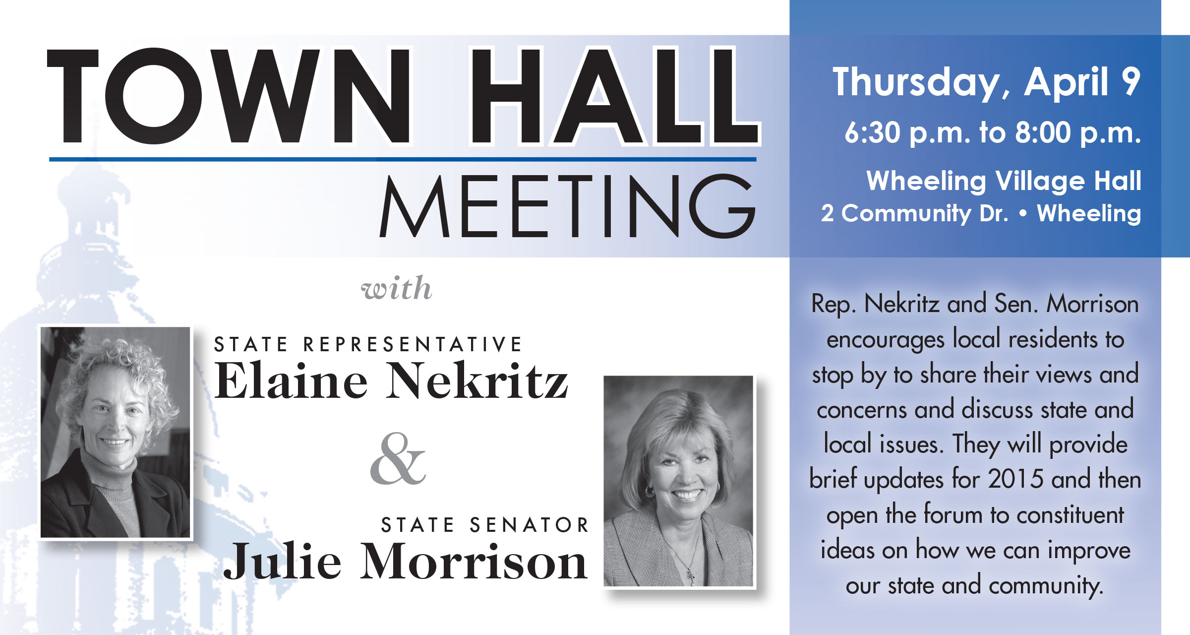 April 9 Town Hall